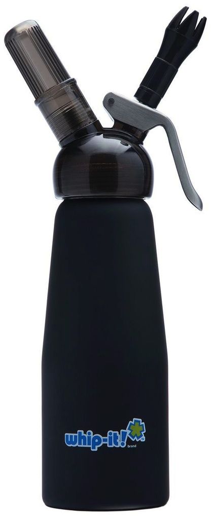 United Brands Whipped Cream Dispenser, Black, 1/2 Liter