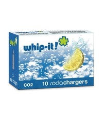 United Brands Soda Siphon Chargers, C02, 10 Pack