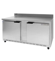 Beverage Air Worktop Refrigerator, 2 Section, 60", 17.1 cu. ft.