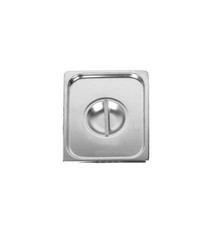 Thunder Group Steam Table Pan Cover, S/S, 1/6 Size