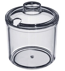 Update International Plastic Condiment Jar w/Lid, 7 oz