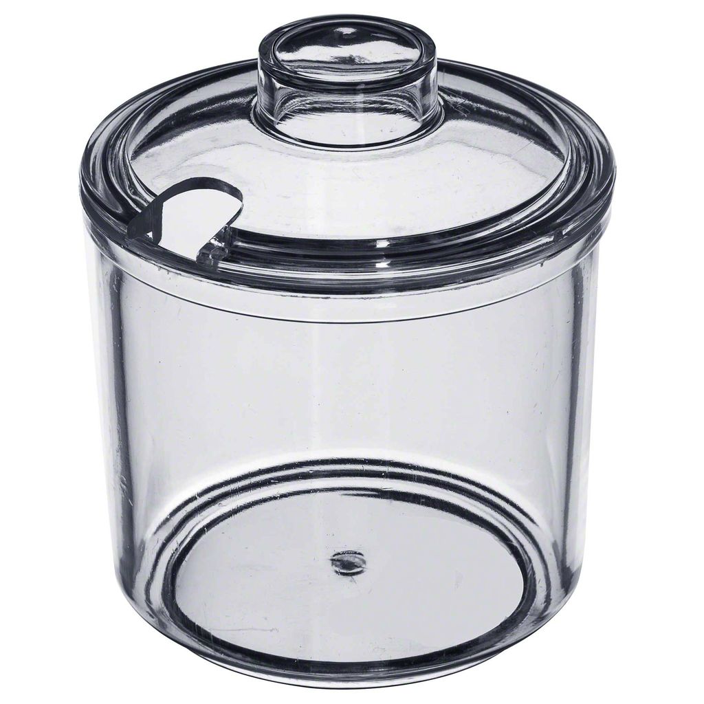 Update International Plastic Condiment Jar w/Lid, 7 oz