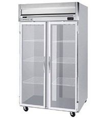 Beverage Air Reach-In Freezer, 2 Section, Glass Doors, 49 cu.ft.