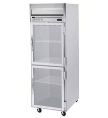 Beverage Air Reach-In Freezer, 1 Section, Glass Doors, 24 cu.ft.