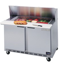 Beverage Air 2 Side Sandwich Unit, 2 Section, 48", 13.9 cu.ft.