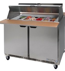 Beverage Air 2 Side Sandwich Unit, 2 Section, 60", 17.1 cu.ft.