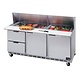 Beverage Air Mega Top, 3 Section, 3 Section, 72", 6 Drawers