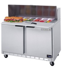 Beverage Air Sandwich Unit, 2 Section, 48", 13.9 Cu.Ft.