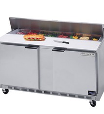 Beverage Air Sandwich Unit, 2 Section, 60", 17.1 cu.ft.