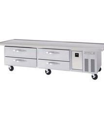 Beverage Air Worktop Cookstand Refrigerator, 96", 17.5 cu.ft.