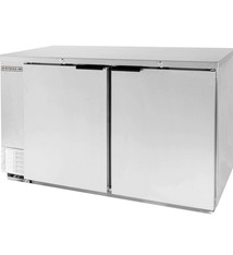 Beverage Air Backbar Refrigerator, 58"x37.25", Solid Doors