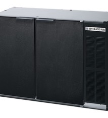 Beverage Air Backbar Refrigerator, 68"x37.25", Solid Doors