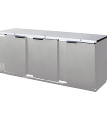 Beverage Air Backbar Refrigerator, 94"x37.25", Solid Doors
