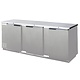 Beverage Air Backbar Refrigerator, 94"x37.25", Solid Doors