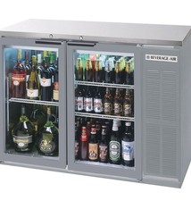 Beverage Air Backbar Refrigerator, 48"x36", Glass Doors