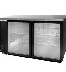 Beverage Air Backbar Refrigerator, 58"x37.25", Glass Doors