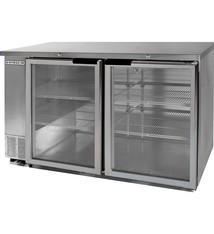 Beverage Air Backbar Refrigerator, 58"x37.25", Glass Doors