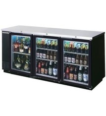 Beverage Air Backbar Refrigerator, 78"x37.25", GLass Doors