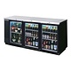 Beverage Air Backbar Refrigerator, 78"x37.25", GLass Doors