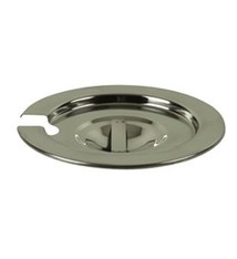 Thunder Group Inset Pan Cover, S/S, Slotted, 4 Qt