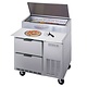 Beverage Air Pizza Prep Table, 46", 16.7 cu.ft.