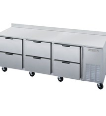 Beverage Air Worktop Refrigerator, 93", 39.8 cu.ft.