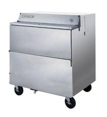 Beverage Air School Milk Cooler, Forced Air, 34"x33.5" Deep