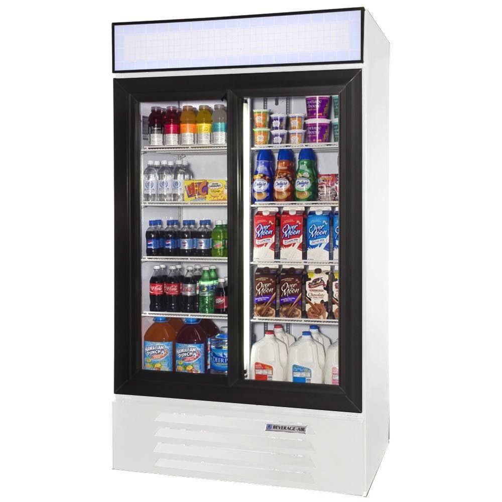 Beverage Air Refrigerated Merchandiser, 2 Sect., 38 cu.ft.