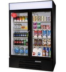 Beverage Air Refrigerated Merchandiser, 2 Sect., 49 cu.ft.