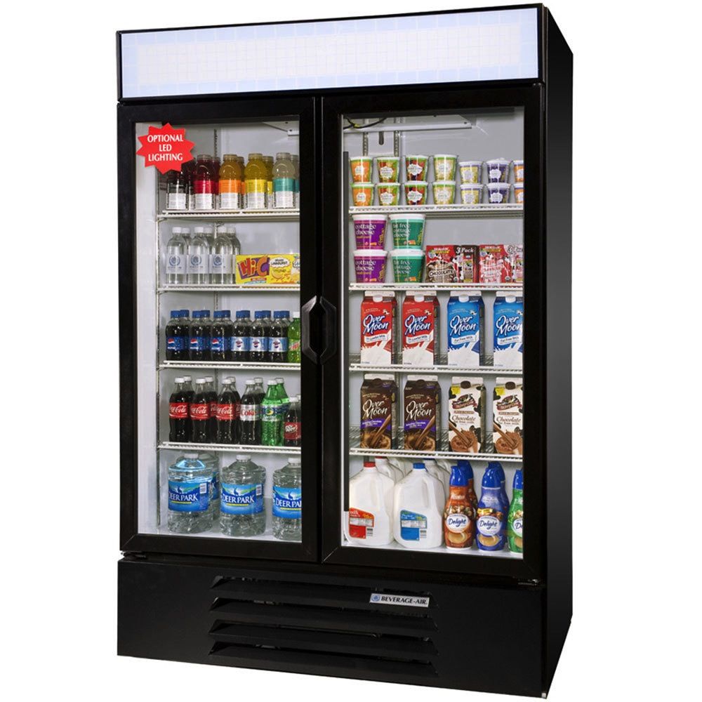 Beverage Air Refrigerated Merchandiser, 2 Sect., 49 cu.ft.