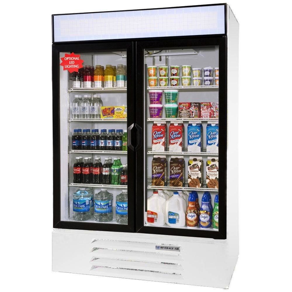 Beverage Air Refrigerated Merchandiser, 2 Secr., 49 cu.ft.