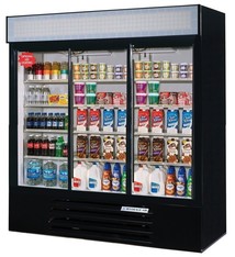Beverage Air Refrigerated Merchandiser, 3 Sect., 70 cu.ft.