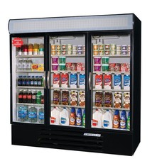 Beverage Air Refrigerated Merchandiser, 3 Sect., 72 cu.ft.