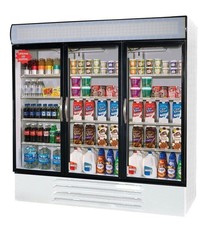 Beverage Air Refrigerated Merchandiser, 3 Sect., 72 cu.ft.