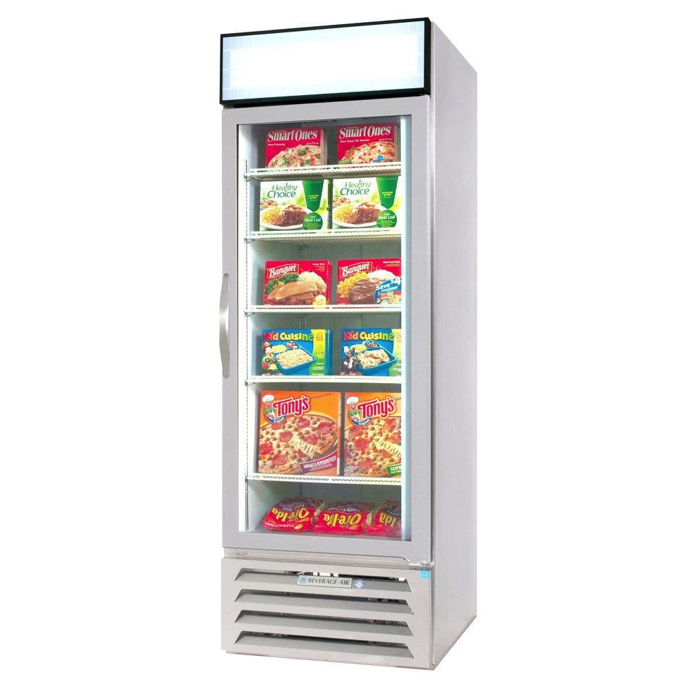 Beverage Air Freezer Merchandiser, 1 Sect., 27 cu.ft