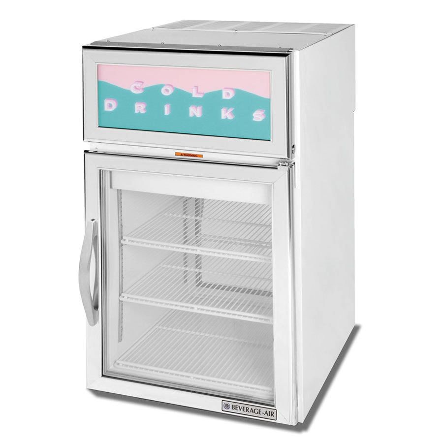 Beverage Air Refrigerated Pass-Thru Merchandiser, Countertop, 5.0 cu.ft.