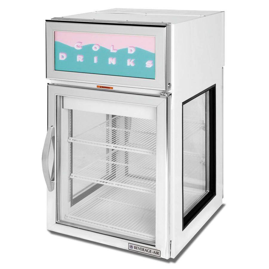 Beverage Air Refrigerated Pass-Thru Merchandiser, Countertop, 5.0 cu.ft.
