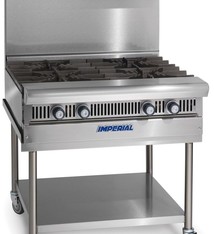 Imperial Range, (2) Burners. 18” Heat Hot Top - Modular (no base), 36”