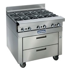 Imperial Range, Sizzle & Chill, Remote, 2-Drawers, Cooktop, 36”