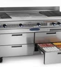 Imperial Range, Sizzle N Chill, Remote, (4) Drawers, Cooktop, 36”