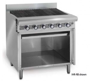 Imperial Char-Broiler, w/Storage Base, 36”