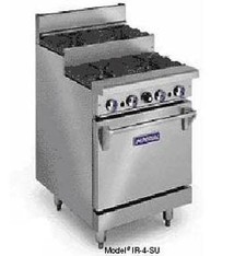 Imperial Range, (6) Step Up Burners, (1) 26-1/2"W Convection Oven, 36"