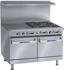 Imperial Range, (4) Burners, (2) 20" Ovens, 24” x 37-1/2”