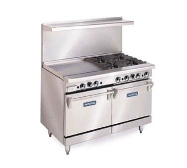 Imperial Range, 48" Griddle, (2) 20"W Ovens, 48"