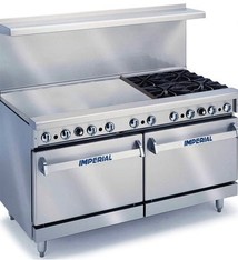 Imperial Range, (4) Burners, 36” Griddle, (2) 2 Ovens, 60”