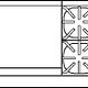 Imperial Range, (4) Burners, 36” Griddle, (1) Oven, (1) Cabinet Base, 60”