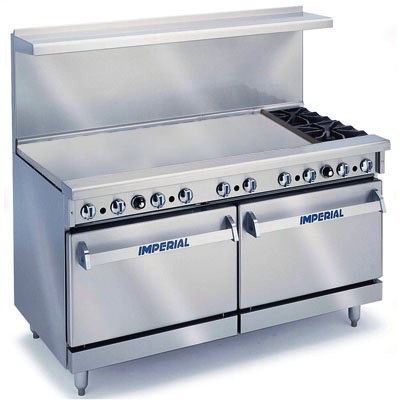 Imperial Range, (2) Burners, 48” Griddle, (2) Ovens, 60”