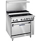 Imperial Range, (10) Step-up Burners, (1) Oven, (1) Cabinet Base, 60”