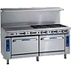 Imperial Range, (12) Burners, (1) Oven, (1) Cabinet Base, 72”