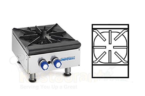 Imperial Gas Hot Plate, (1) Burner, 12”W